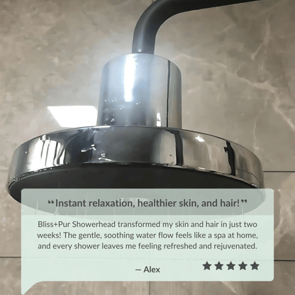 Spa Rain Filtered Shower Head - Bliss & Pur